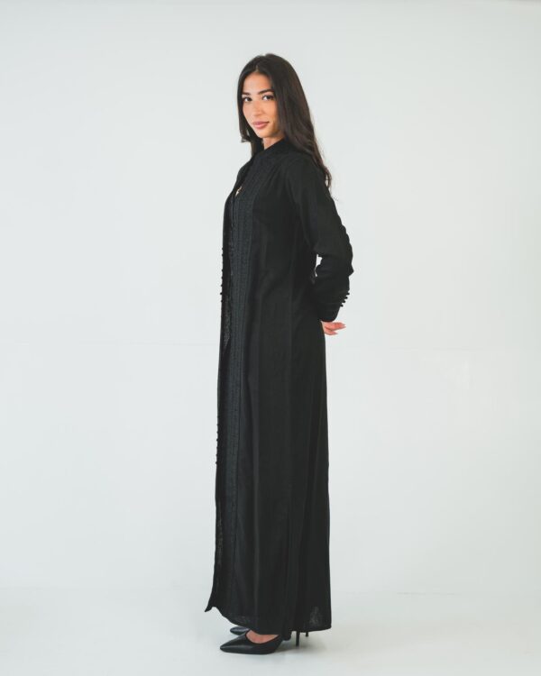 One-piece open caftan (black kimono top) - Image 4