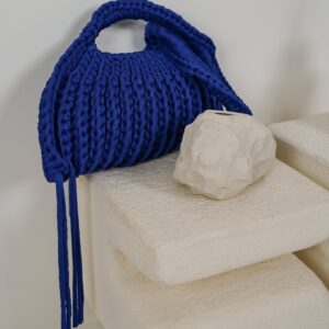 Royal Blue Crochet Bag