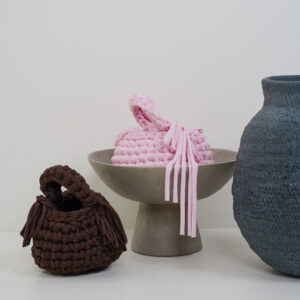 Mini Crochet Basket Bag