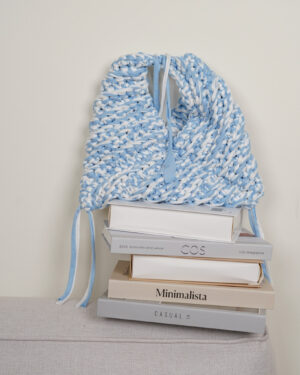 Mini Triangle Blue and White edition