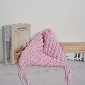 Pink Handmade Crochet Bag