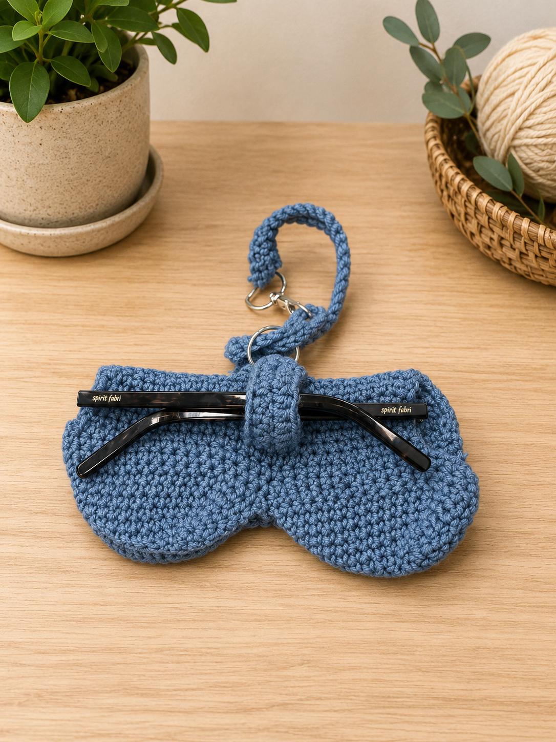 Handmade Crochet Shark Glasses Holder - Image 4