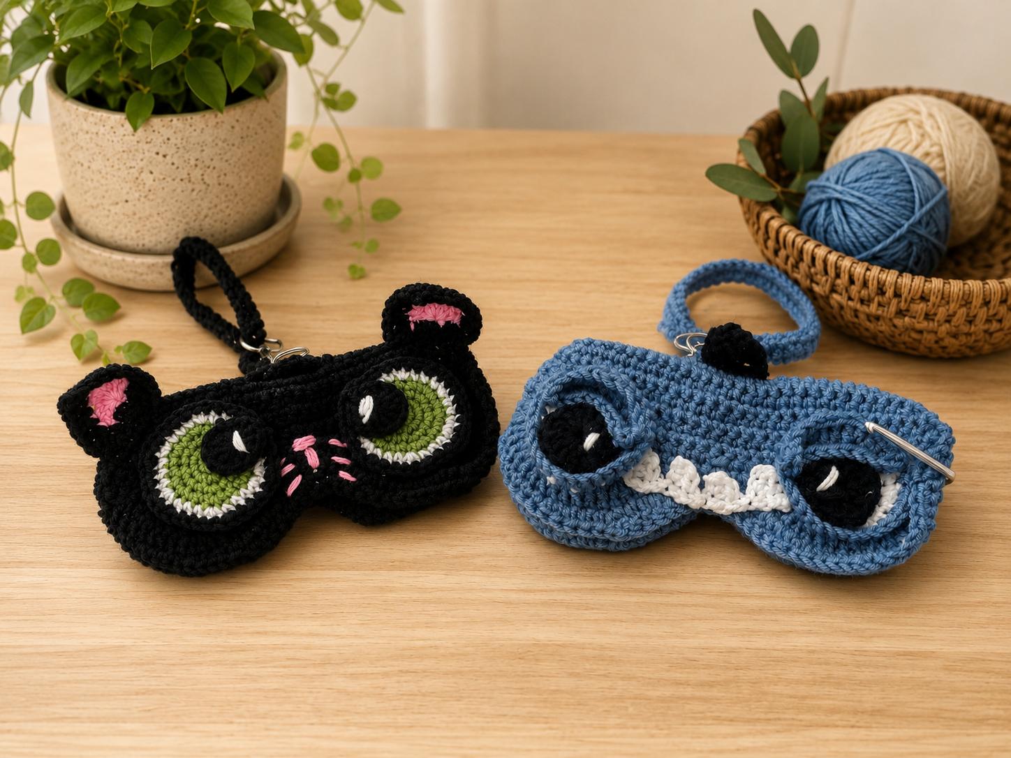 Handmade Crochet Shark Glasses Holder - Image 2