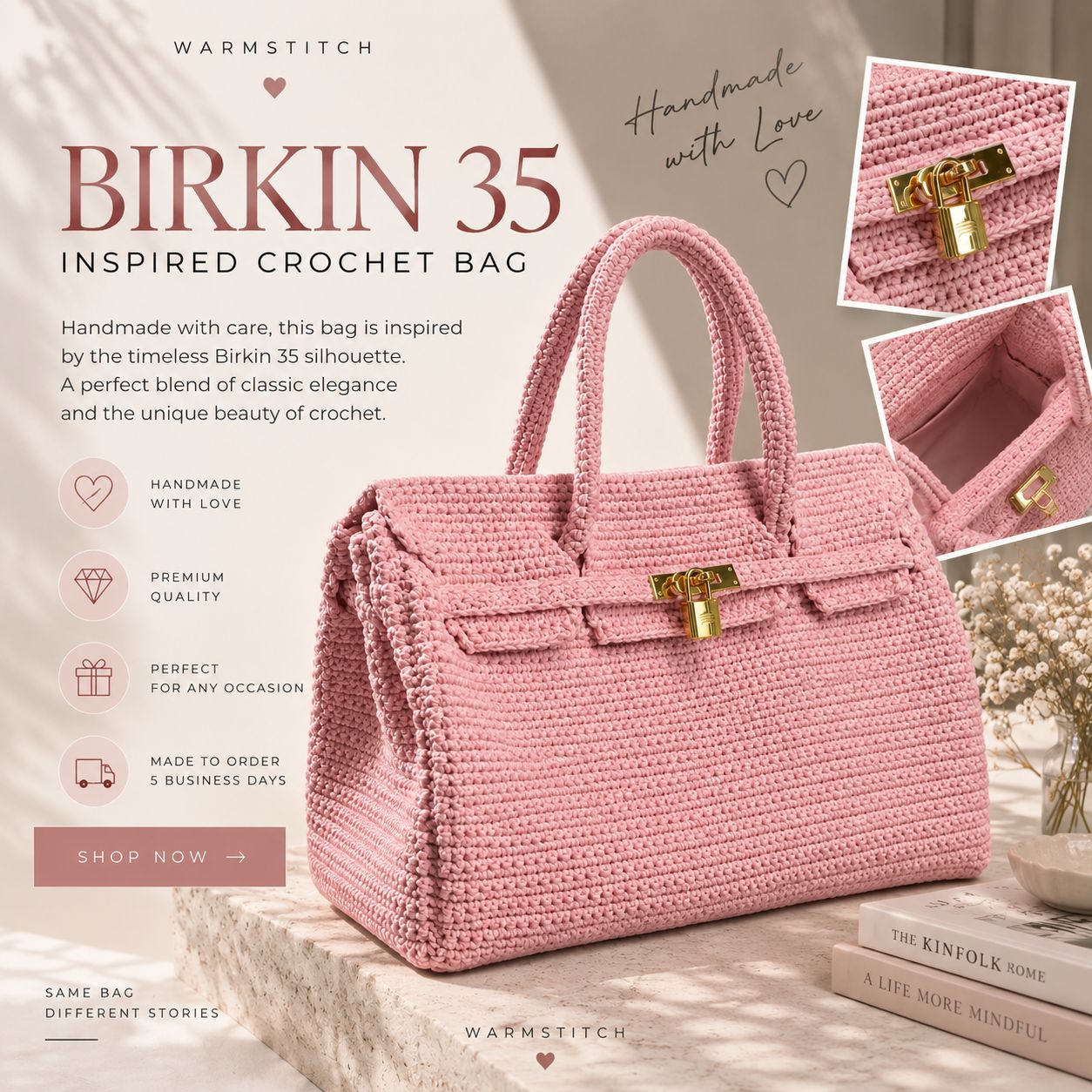 Inspired by Birkin 35 - الصورة 3